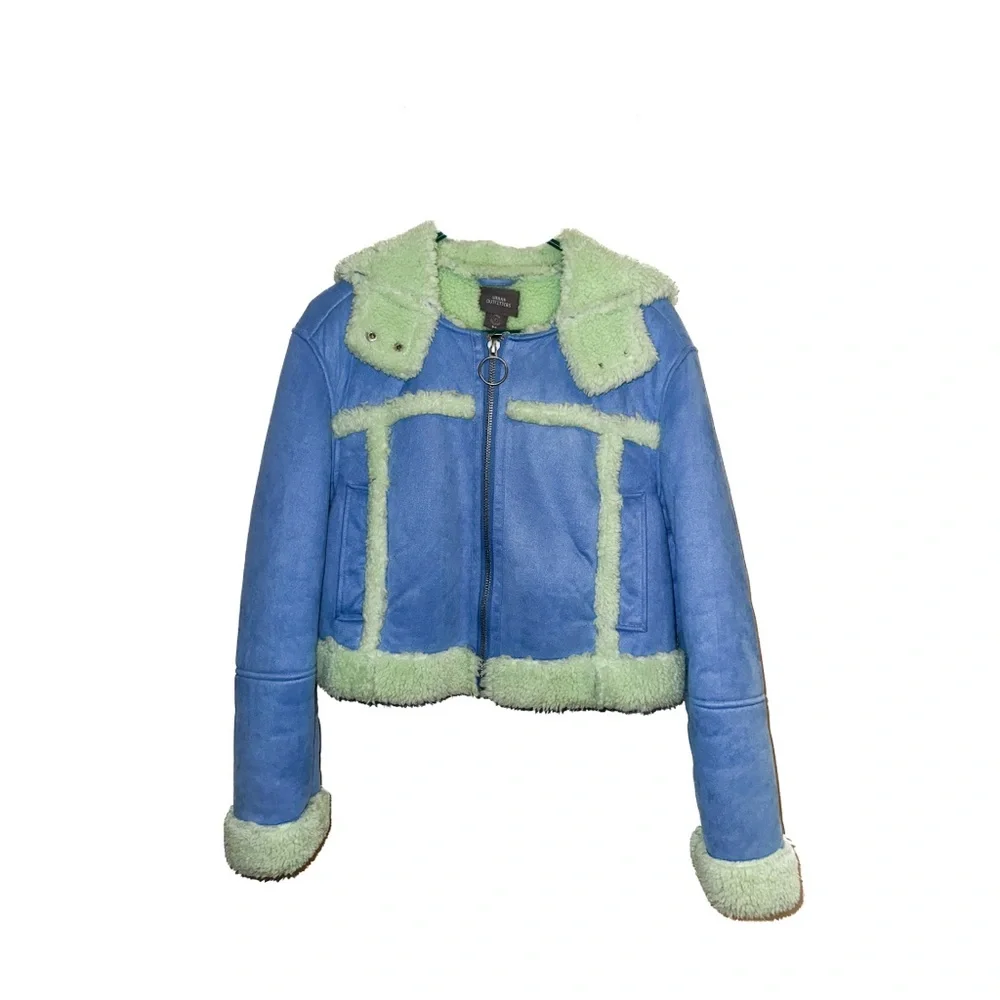 Urban Outfitters UO Roselyn Faux Shearling Jacket - Picture 1 of 5